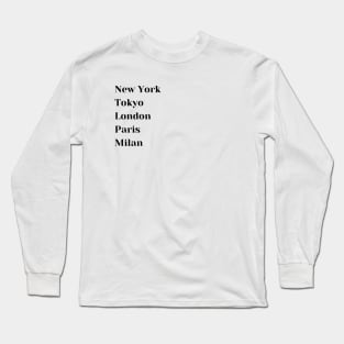original minimalist design Long Sleeve T-Shirt